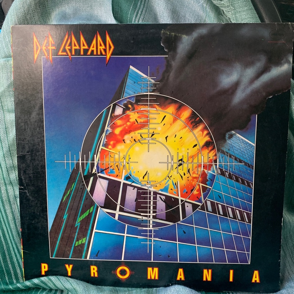 DEF LEPPARD "Pyromania" LP 1983 Mercury